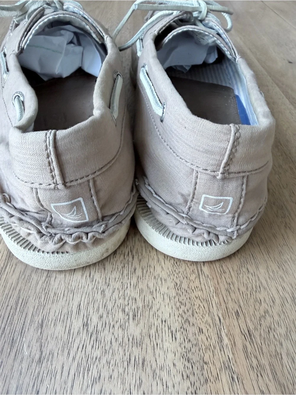 SPERRY TOP SIDER Authentic Original Boat Shoe Men’s Beige 13